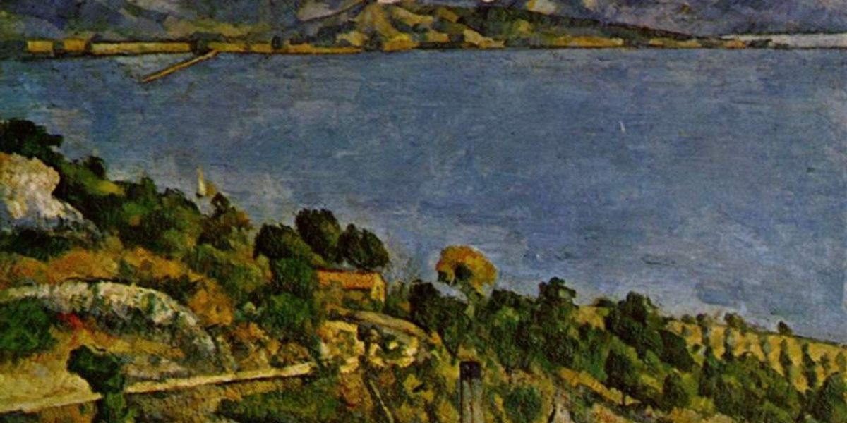  Paul Cézanne 1885-ben festett Sea at L'Estaque című képe