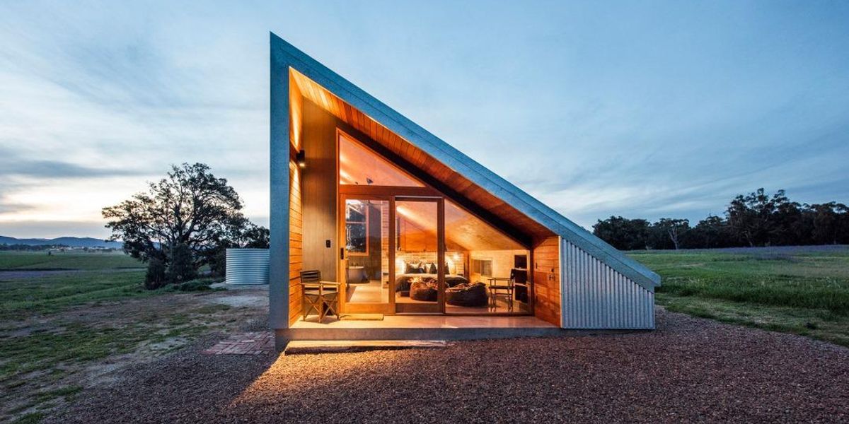 A Cameron Anderson által tervezett, Ausztrália szélén álló házikó