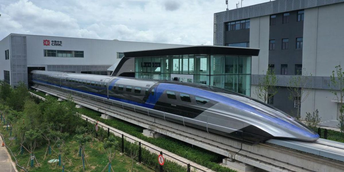 A kínai mágnesvasút, a világ leggyorsabb vonata