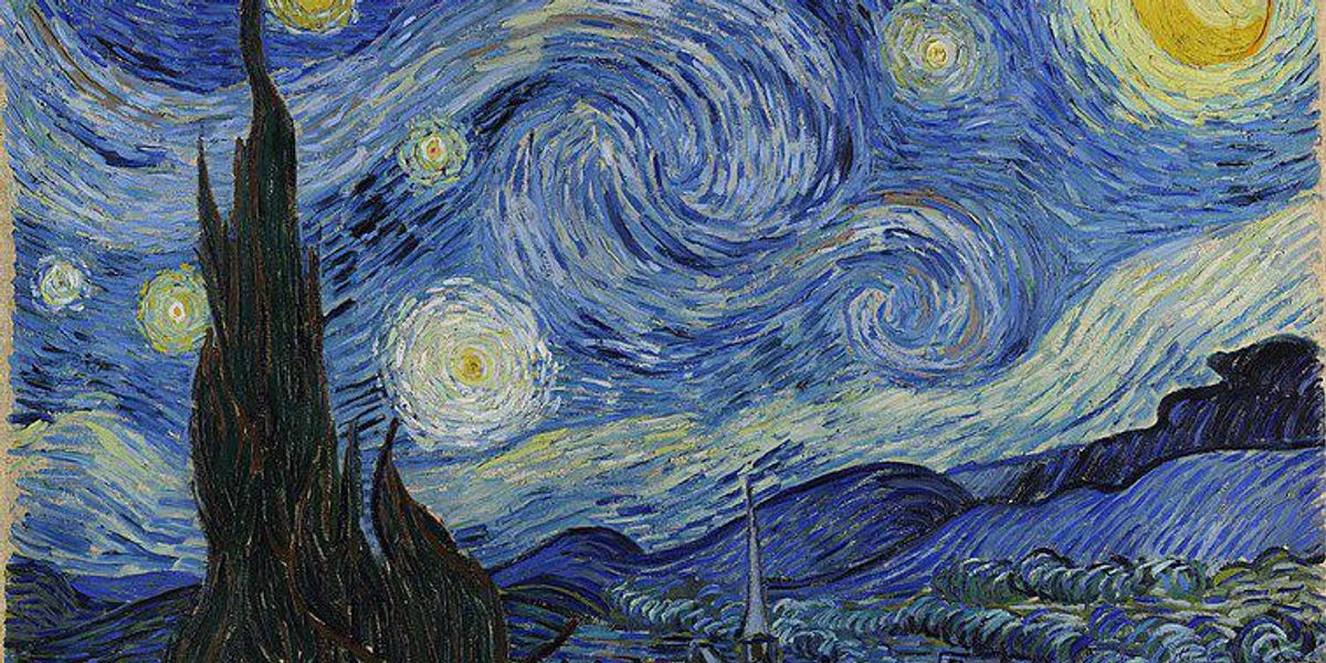 Vincent van Gogh Csillagos éj című festménye
