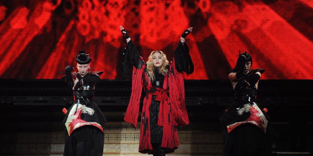Madonna egy koncert közben