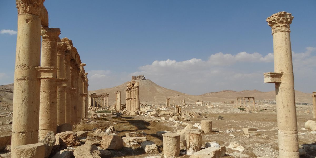 Palmürában található oszlopok