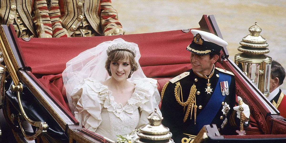 Diana hercegnő és Károly esküvőjükön