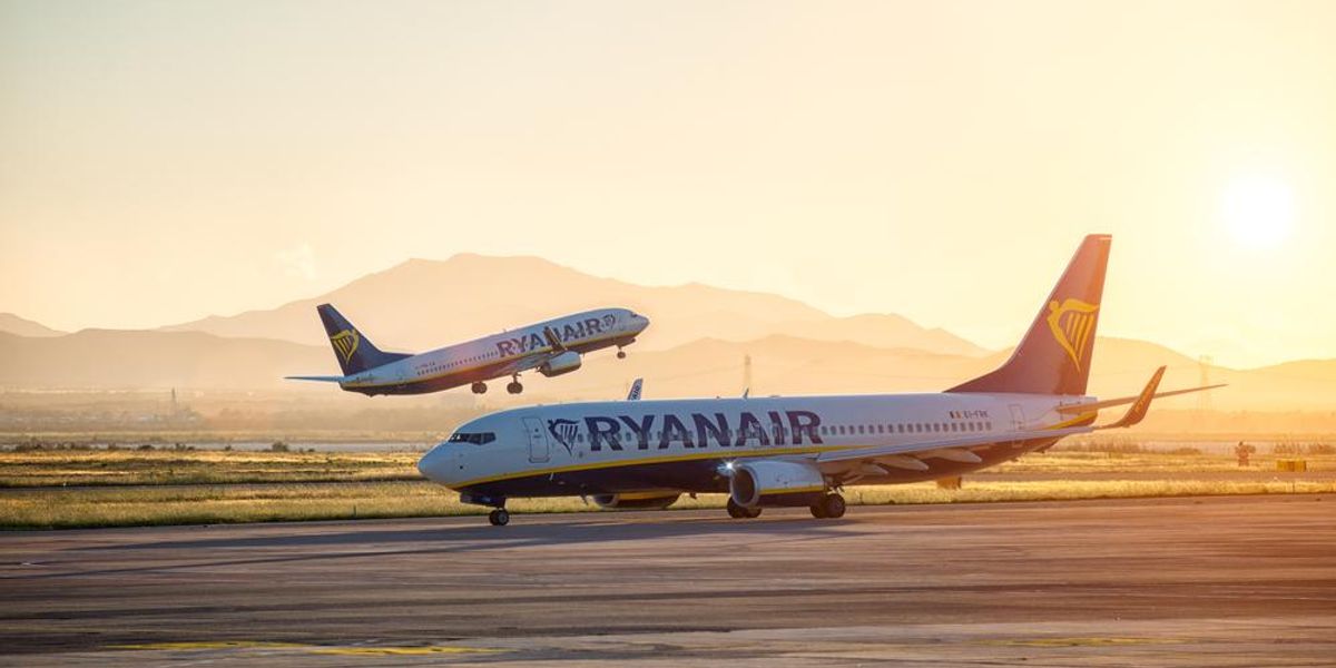 Két Ryanair gép 
