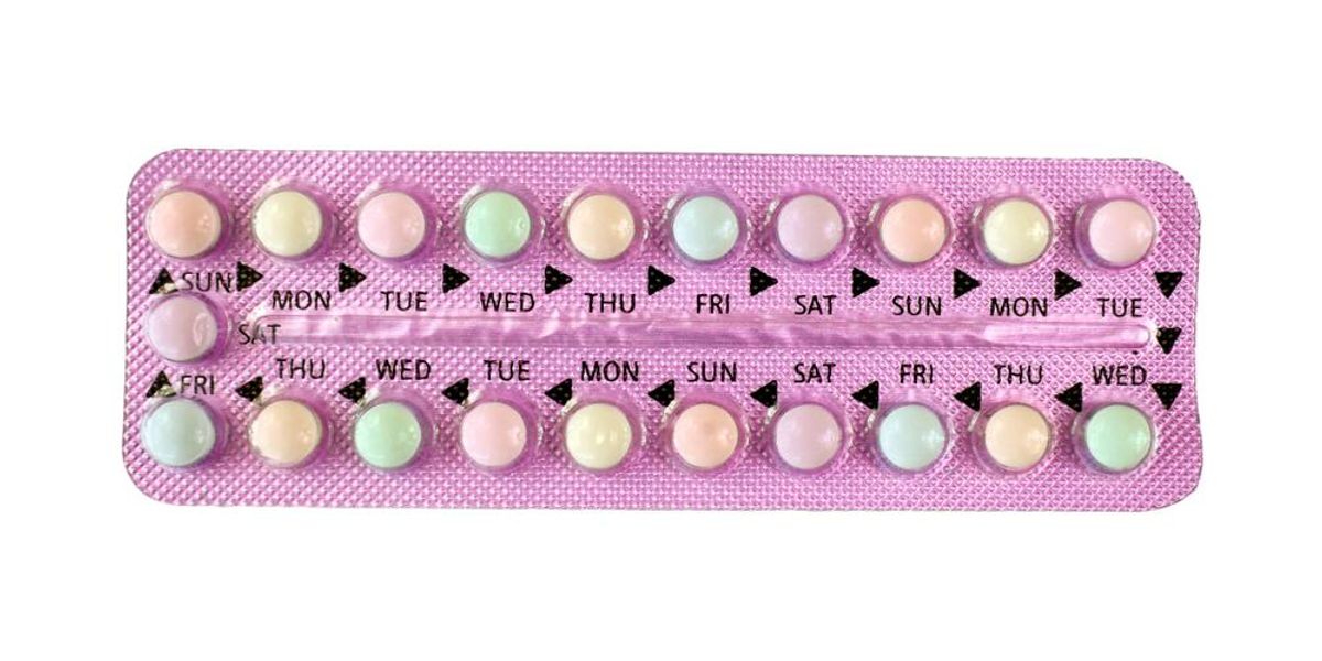 Színes orális fogamzásgátló tabletta 
