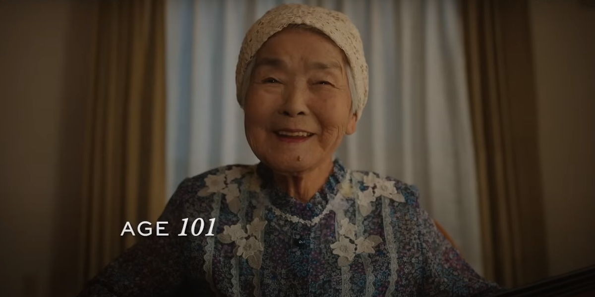 101 éves nő a Netflix Hogyan éljünk 100 évig? dokumentumsorozatából