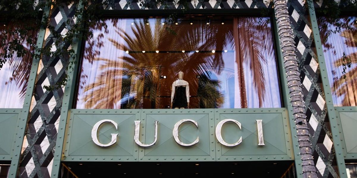 Gucci üzlet a Rodeo Drive-on, Beverly Hillsben