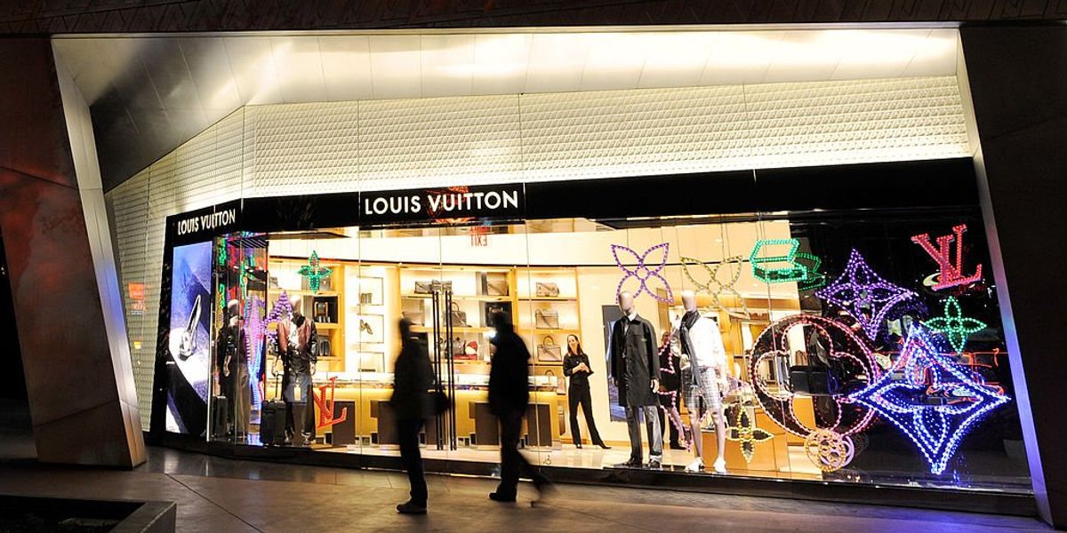 Louis Vuitton üzlet 2009. december 8-án Las Vegasban