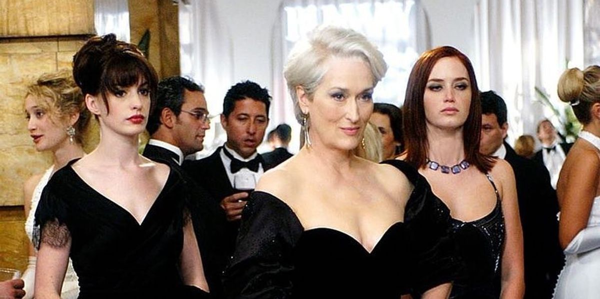 Meryl Streep Az ördög Pradát visel című film egyik jelenetében