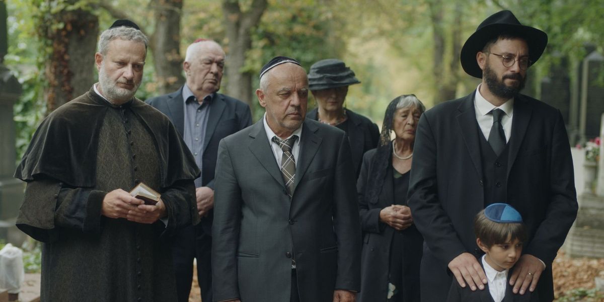 A Lefkovicsék gyászolnak című film egyik jelenete