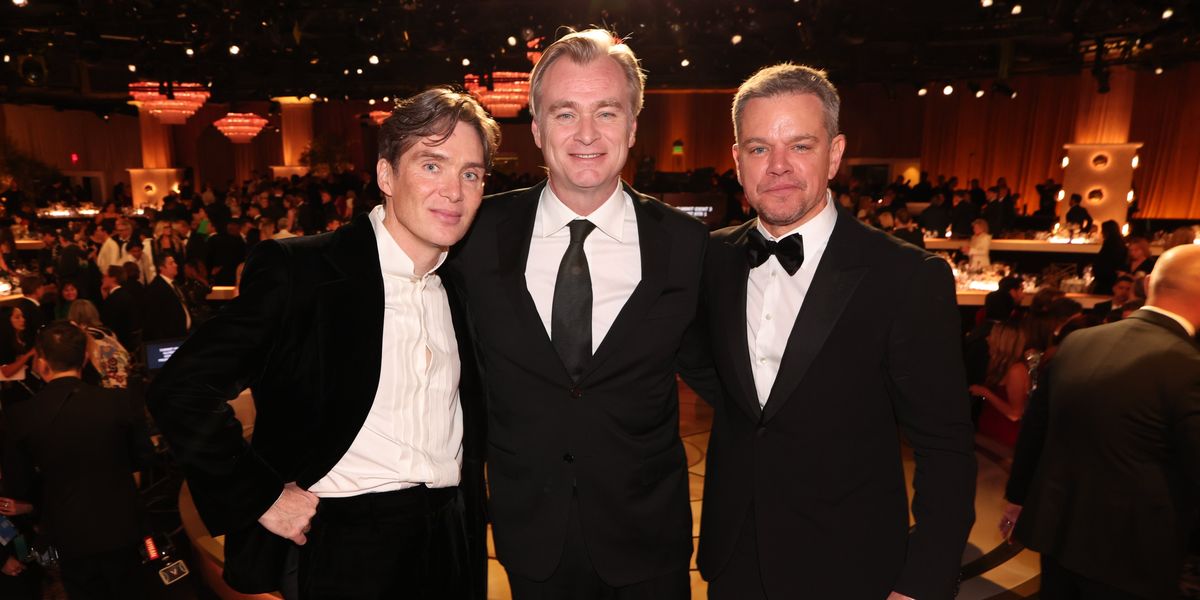 Cillian Murphy, Christopher Nolan és Matt Damon