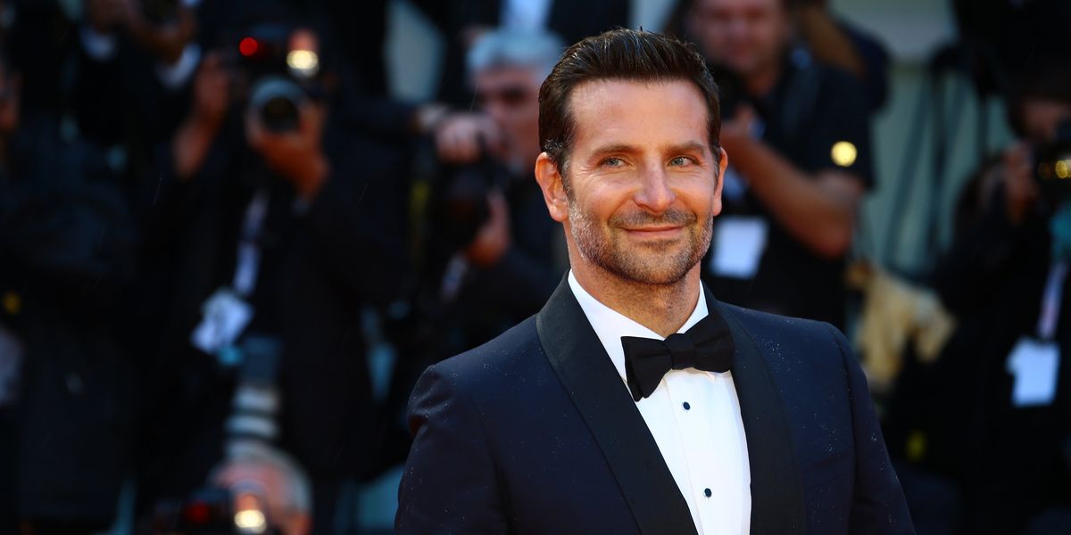 Bradley Cooper Csillag születik című film vetítése előtt a 75. Velencei Filmfesztiválon 2018. augusztus 31-én Velencében, Olaszországban