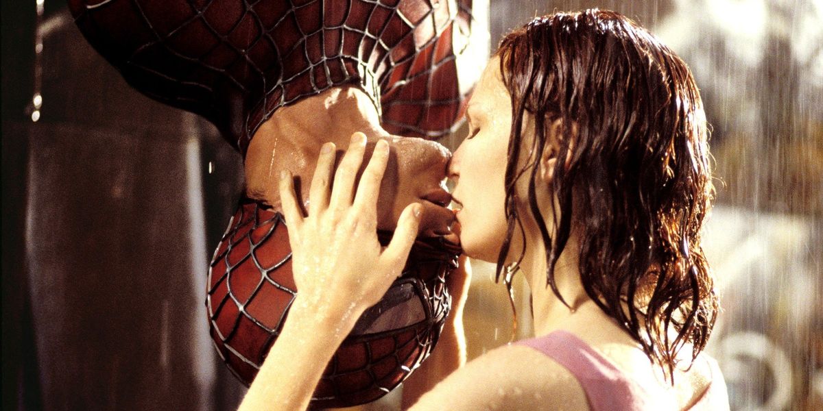 Tobey Maguire és Kirsten Dunst a 2002-es Pókember című filmben