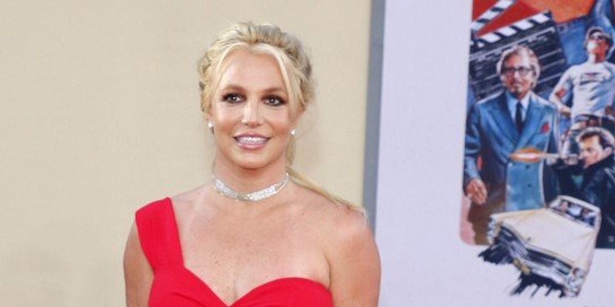 Britney Spears a Volt egyszer egy Hollywood című film Los Angeles-i premierjén a TCL Chinese Theatre IMAX moziban Hollywoodban 2019. július 22-én