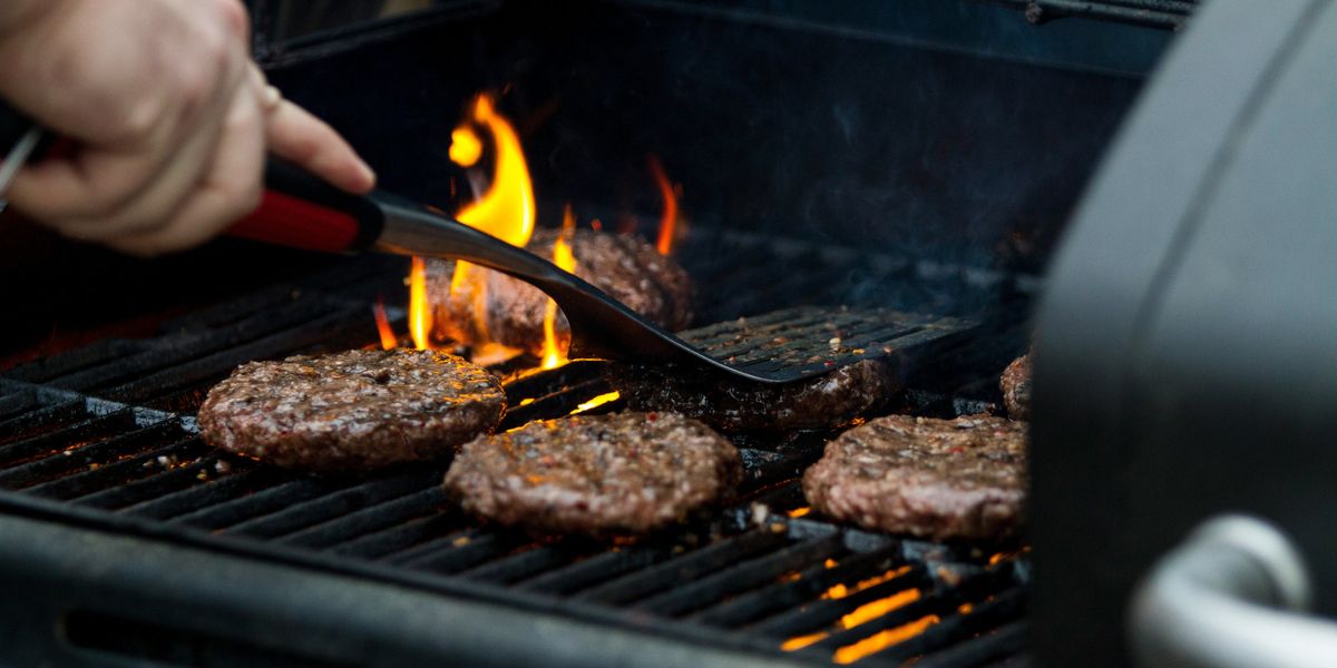 hamburger húsok grillezése