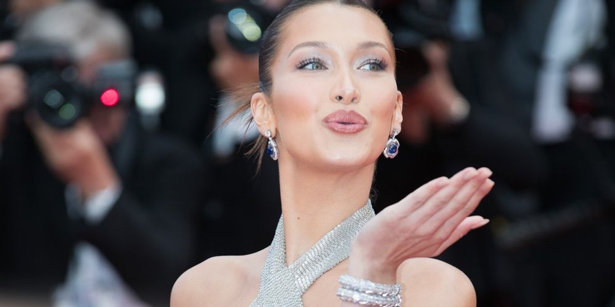 Bella Hadid a Cannes-i Filmfesztiválon, 2018-ban