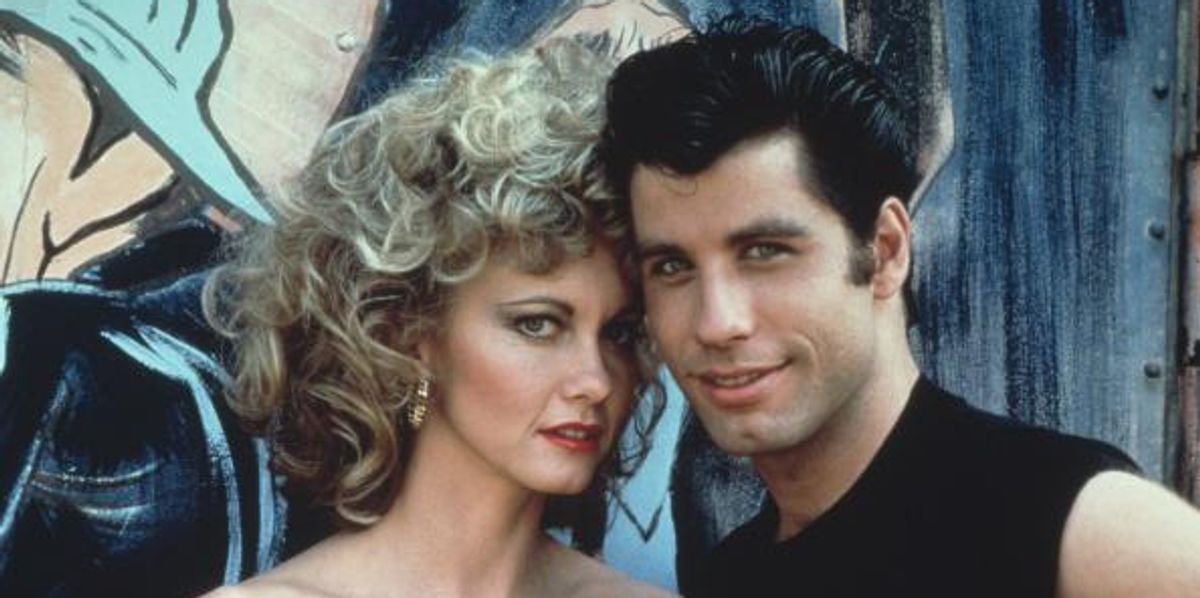 olivia newton-john es john travolta grease