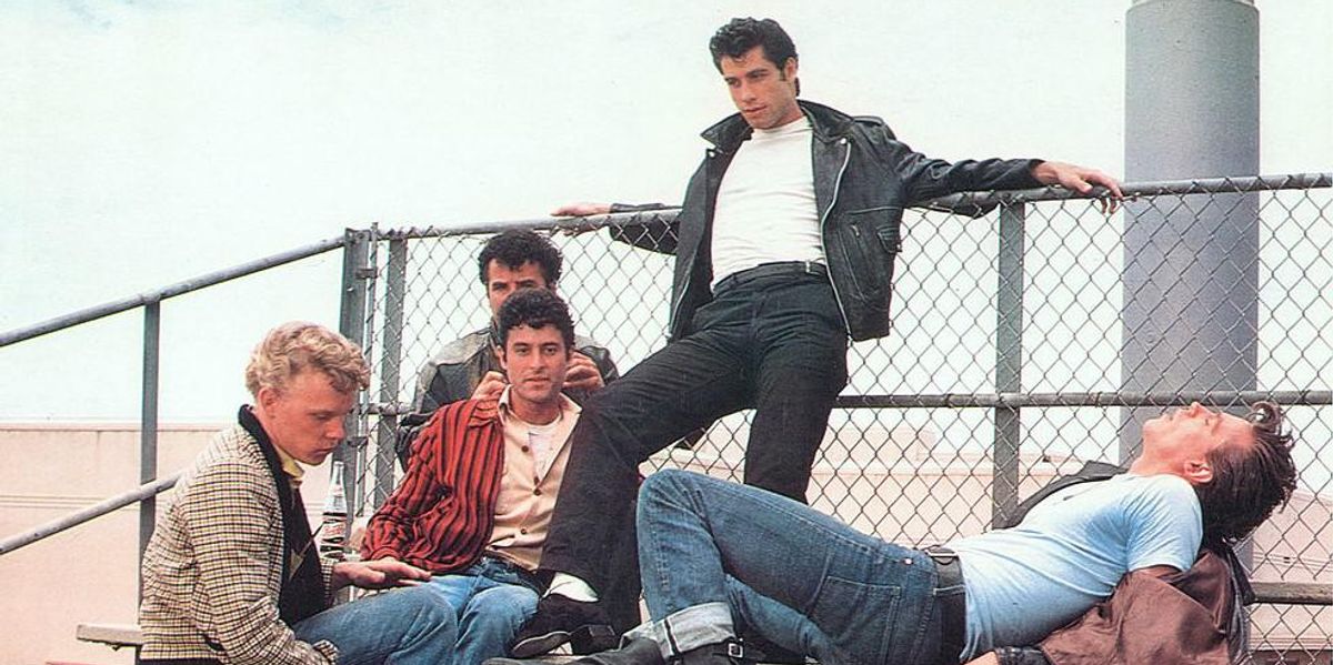 John Travolta a Grease című filmben, 1978-ban.