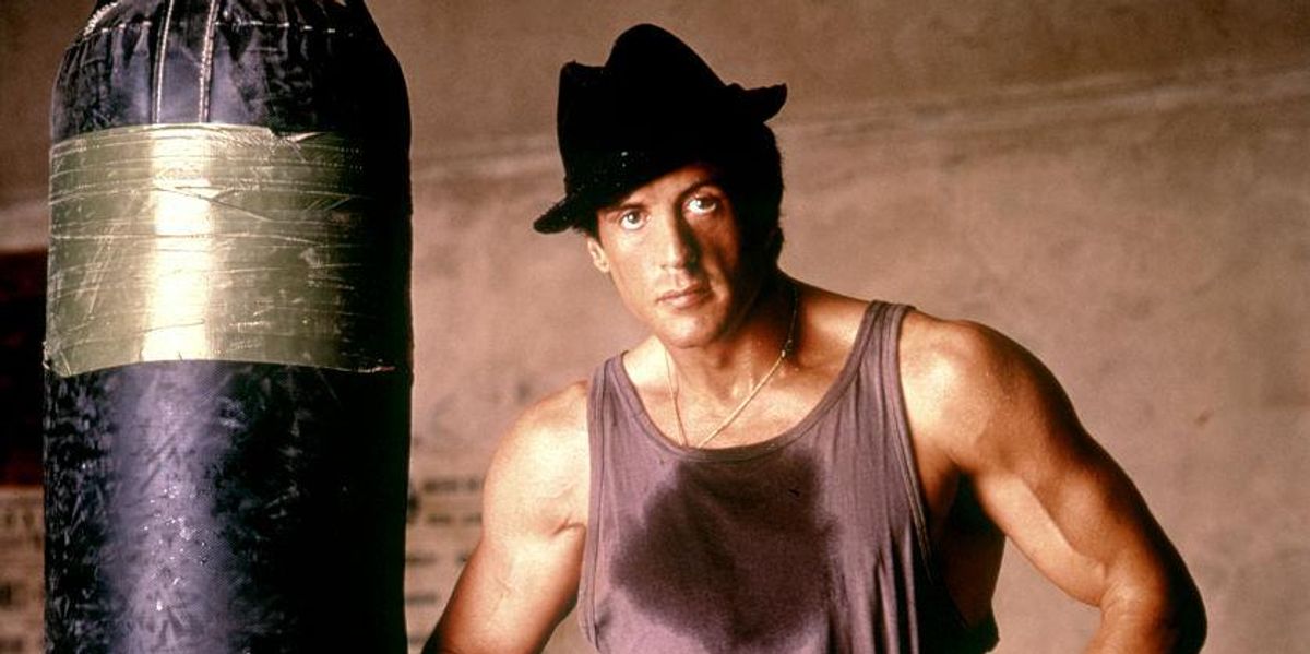 Sylvester Stallone a Rocky V. forgatásán