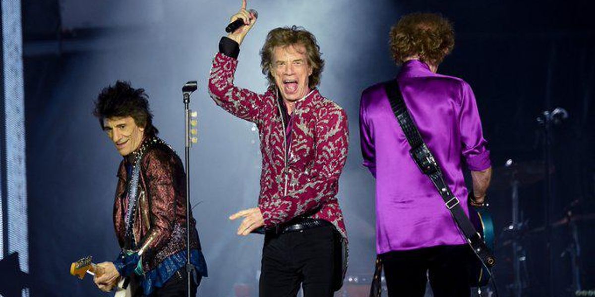 Ronnie Wood, left, Mick Jagger és Keith Richards