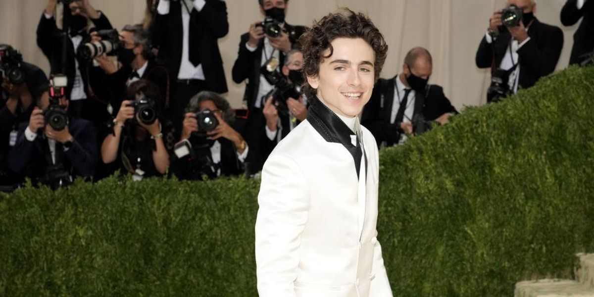 Timothée Chalamet a 2021-es Met-gálán New Yorkban
