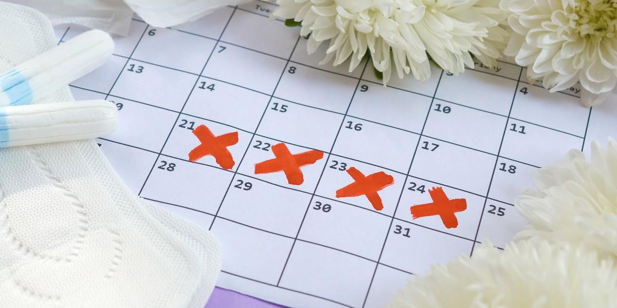 Menstruációs napok a naptárban