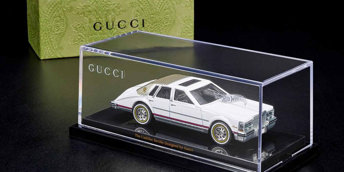 Gucci Cadillac modell autó és csomagolása