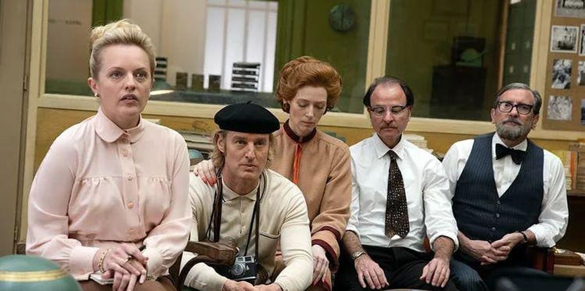 Wes Anderson Francia Kiadás című filmjének egyik jelenete