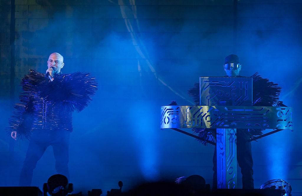 A Pet Shop Boys az LG Arénában lép fel 2014. június 13 -án az angliai Birminghamben