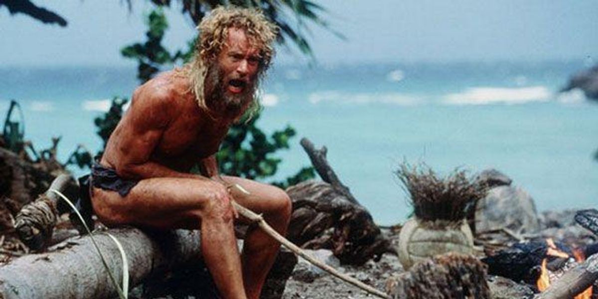Tom Hanks a Számkivetett című filmben