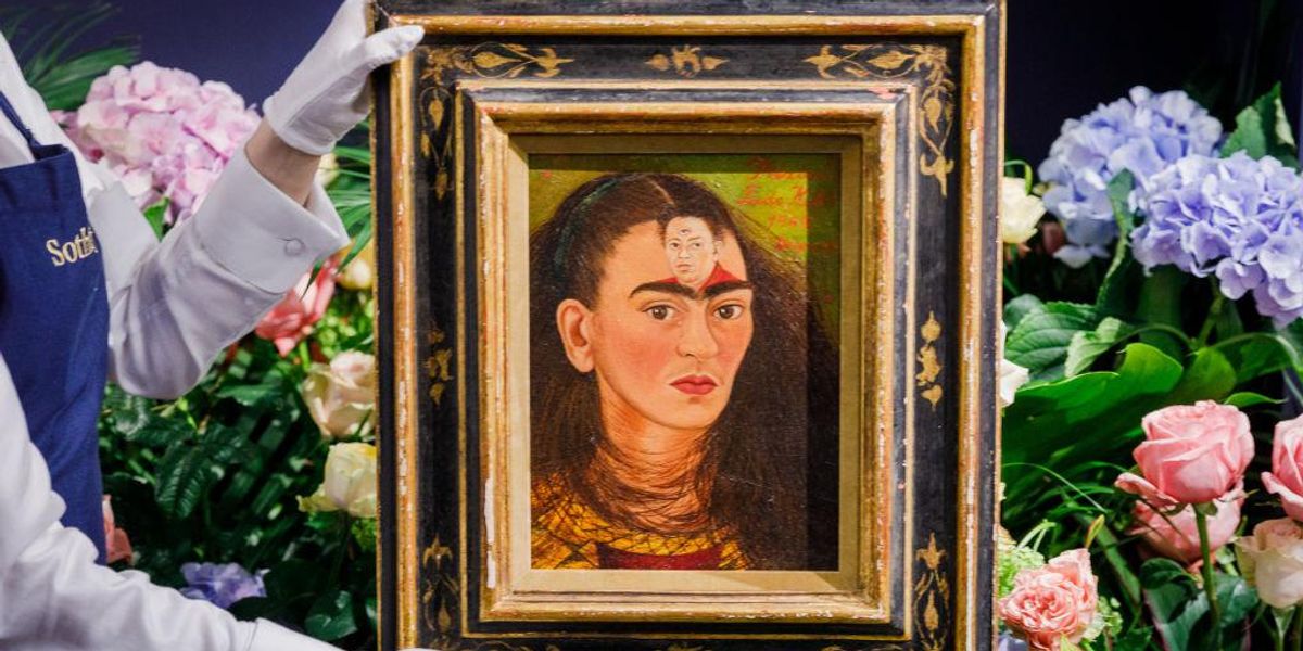 Frida Kahlo Diego y yo (Diego és én) című festménye