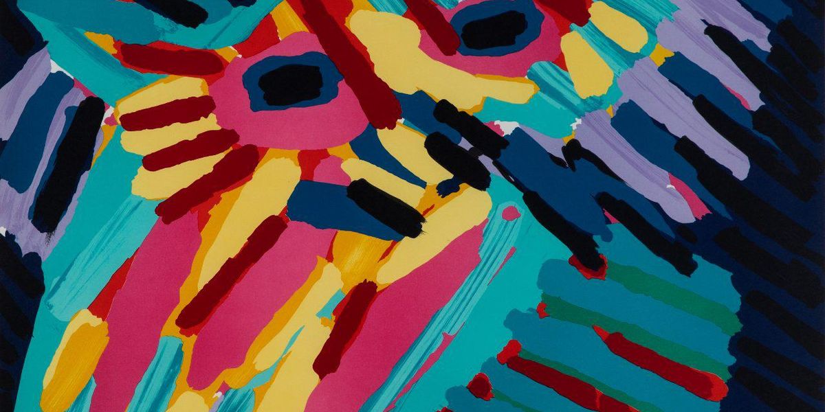 Karel Appel – Big Head Coming Down festmeny