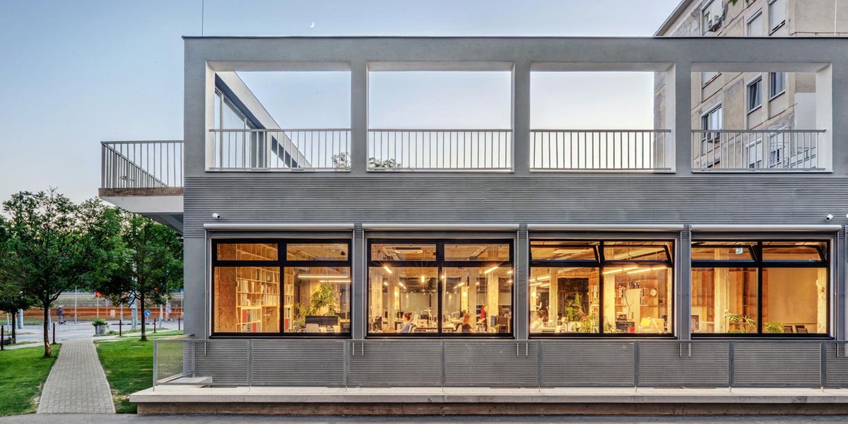 A Bánáti + Hartvig Építész Iroda új irodaépülete
