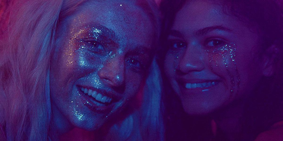 Hunter Schafer és Zendaya az Eufória című sorozatban