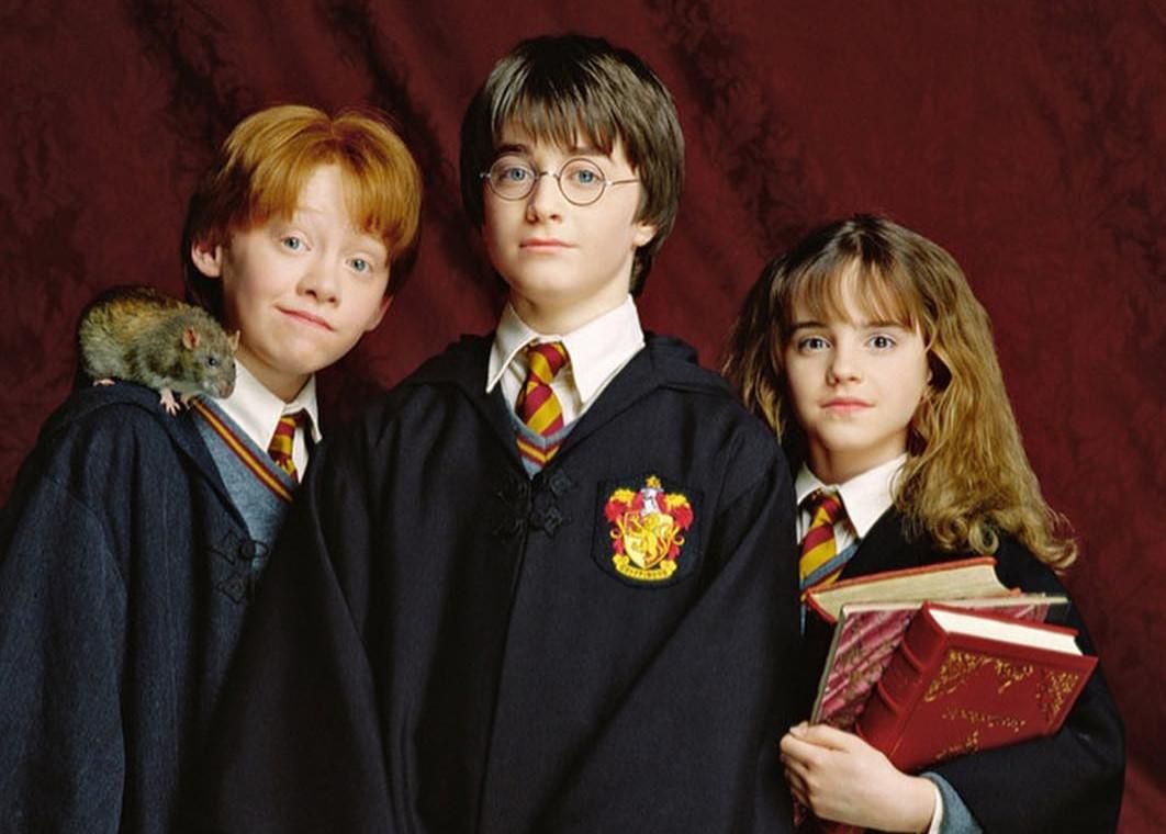 Rupert Grint, Daniel Radcliffe és Emma Watson 