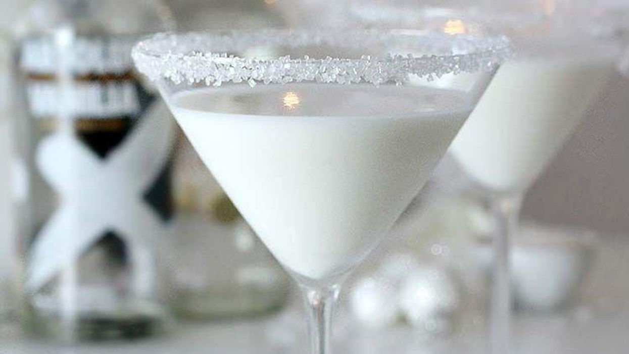 Eljött a karácsonyi koktélozás ideje: hópehely Martini