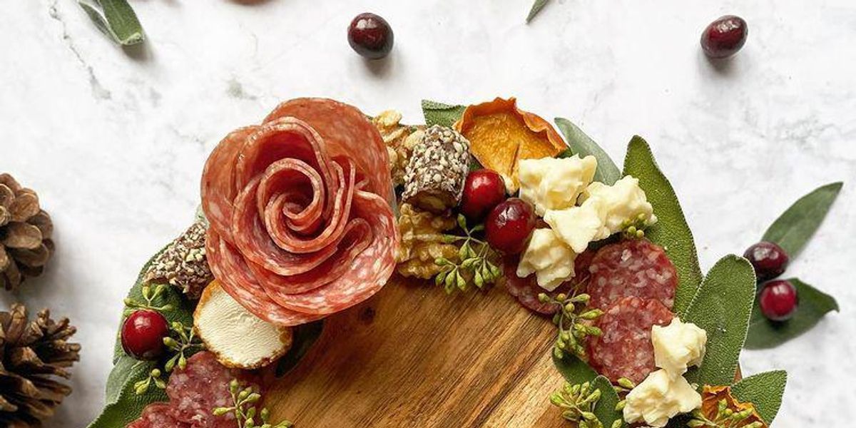 charcuterie wreath