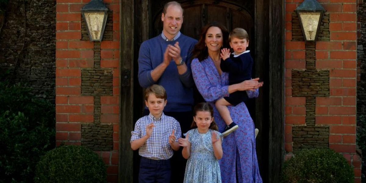 Vilmos herceg, Katalin hercegné és gyerekeik, György herceg, Sarolta hercegnő és Lajos herceg