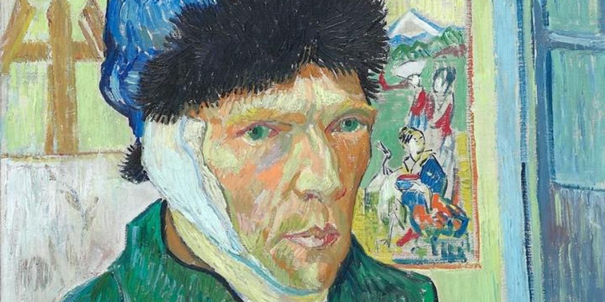 Vincent van Gogh Önarckép levágott füllel című festménye