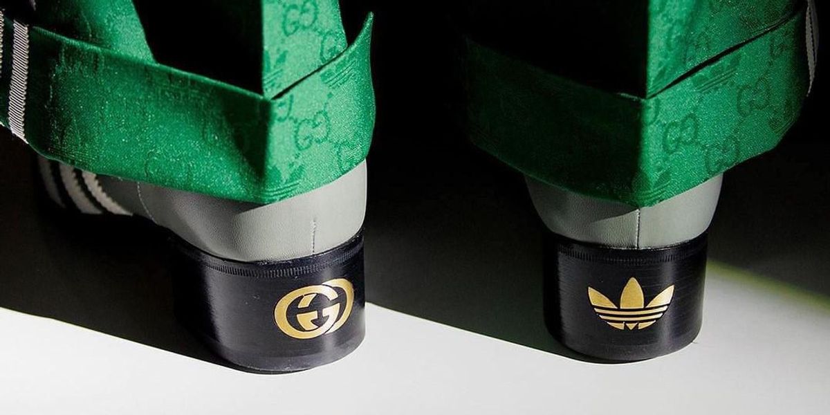 Az Adidas x Gucci együttműködésből született sarokcipő