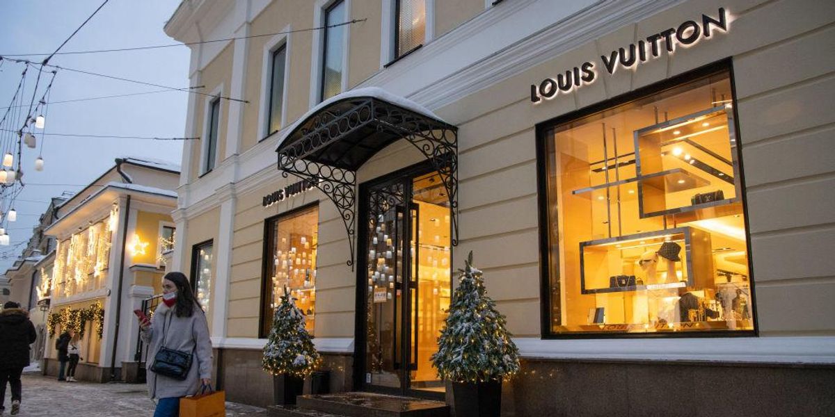 Louis Vuitton butik Moszkvában