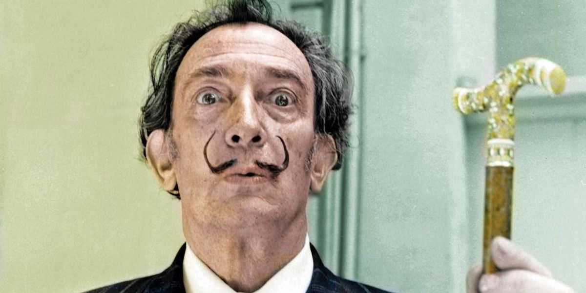 Salvador Dalí 1966. május 24-én Barcelonában, Spanyolországban