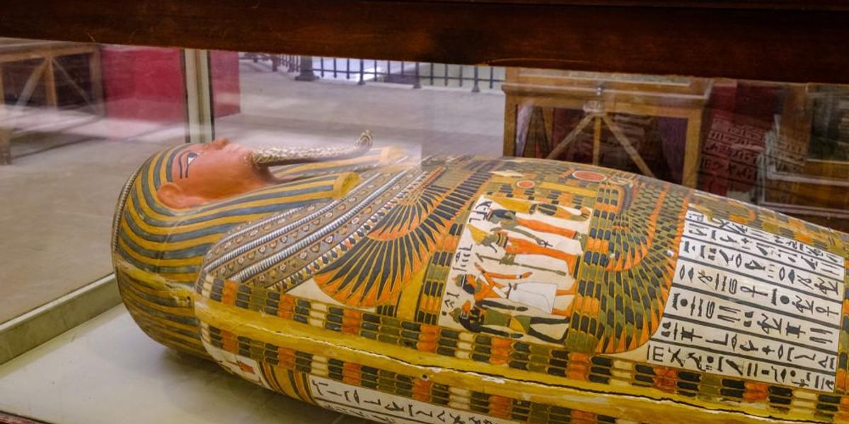 Egy egyiptomi szarkofág