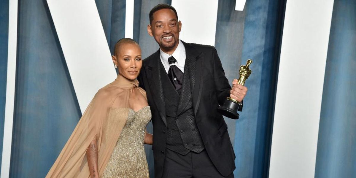 Jada Pinkett Smith és Will Smith a 2022-es Oscar-gálán