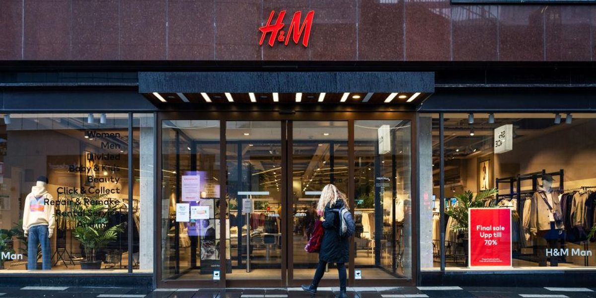 H&M üzlet a svédországi Stockholmban