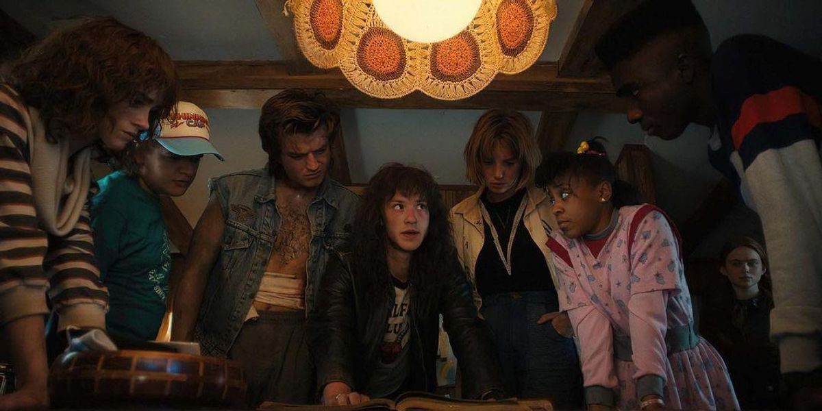 A Stranger Things egyik jelenete