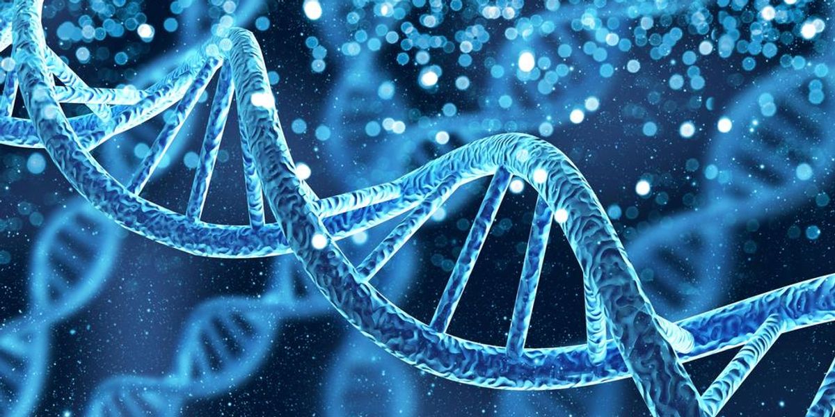 DNS gén hélix spirál molekula szerkezete