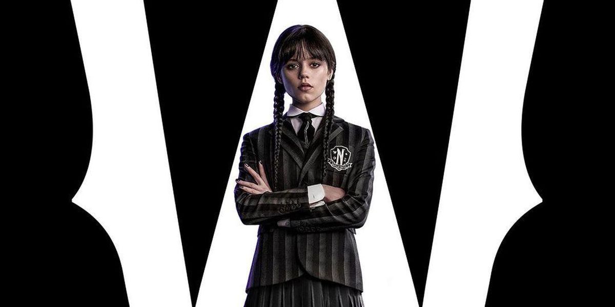 Wednesday Addams az új sorozat plakátján