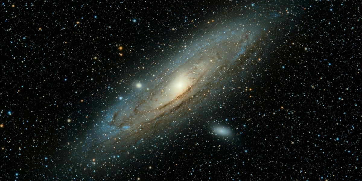 Az Androméda-galaxis (illusztráció)