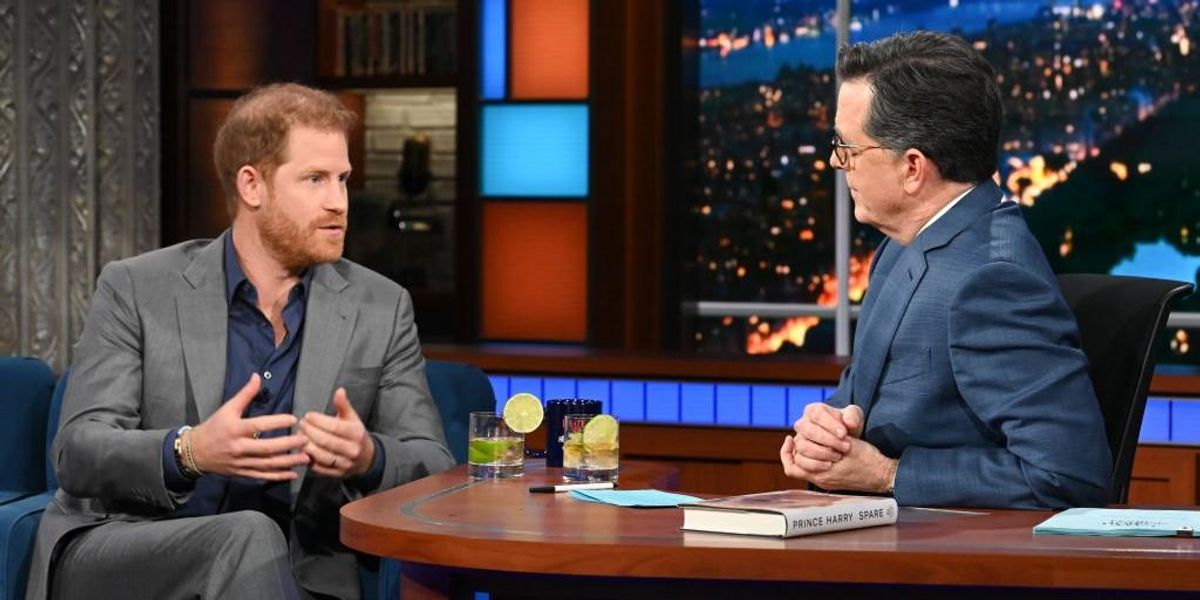 Harry herceg a The Late Show with Stephen Colbert című műsorban